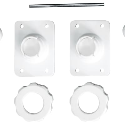 (2) JBL C1PRO-WH Control 1 PRO White 5.25" Wall Mount Home/Commercial Speakers image 6