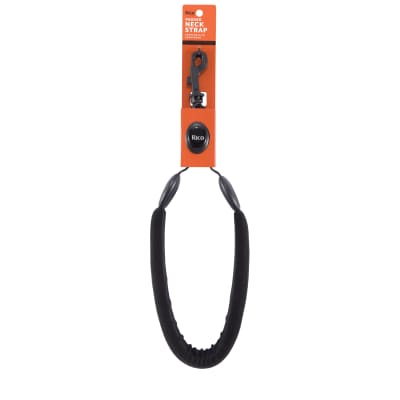 Rico Padded Strap W/Plastic Snap Hook for Soprano or Alto Sax - Black image 2