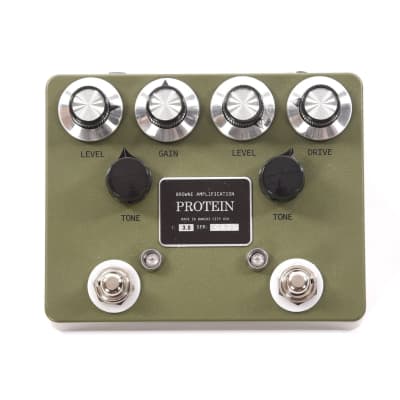 Reverb.com listing, price, conditions, and images for browne-amplification-protein-dual-overdrive