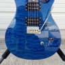 2010 PRS SE Custom 24  Quilted maple top in Royal Blue 25th Anniverary model