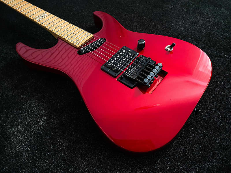 ESP M-II Deluxe 1992 Candy Apple Red + Case image 1