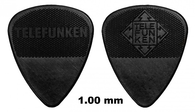 6 Pack - Telefunken Graphite & Delrin Guitar Picks - Choose Size/Thickness image 1