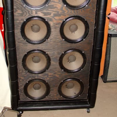RARE 1970 PLUSH 4000G amp & 8x10 speaker cabinet black image 2