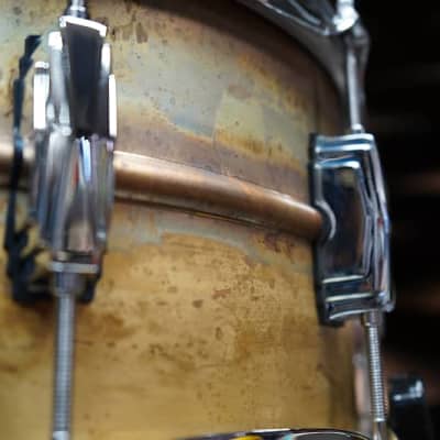 Ludwig/ USA # LB464R Raw Brass 6.5" x 14" Snare Drum w/ Imperial Lugs (2022) Free shipping! image 5