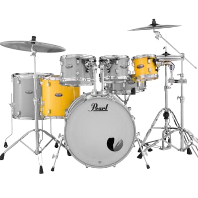 Pearl Decade Maple 8" tom and 14" floor tom Add-on Pack #228 Solid Yellow