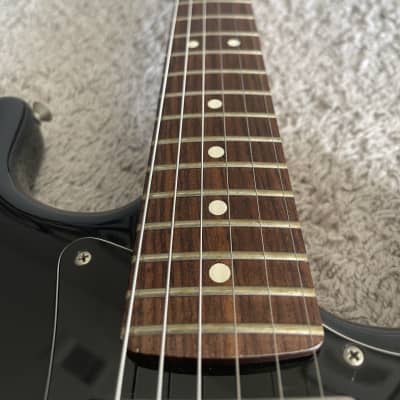 Fender Blacktop Stratocaster HH 2010 MIM Black Rosewood Fretboard Strat Guitar image 7