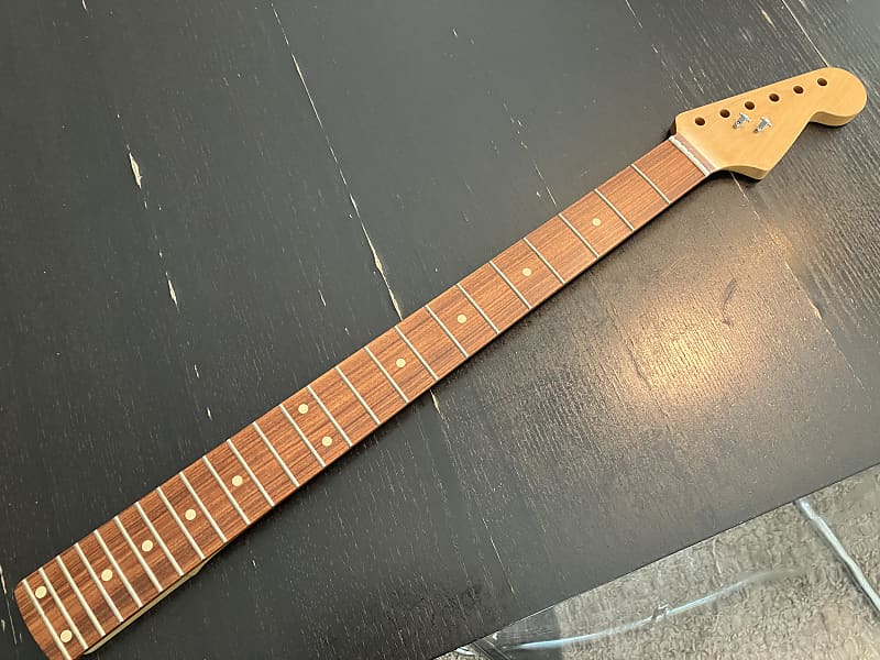 Warmoth Baritone Conversion Neck For Strat Maple Bubinga Reverb