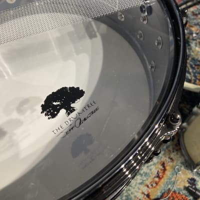 Jeff Ocheltree - 14x5.5" Heavy Metals 22, Limited Edition, Carbon Steel Snare Drum - Black/Black image 11