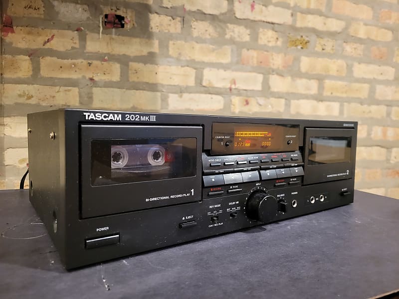 TASCAM 202MK III dual cassette deck Refurbished Reverb