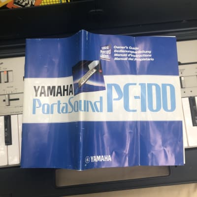 Vintage '80s mini synth Yamaha PC 100 - Synthesizer Playcard System image 4
