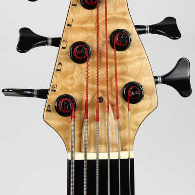 1999 Pedulla USA Thunderbolt 6-String Fretless Electric Bass Guitar | AAA Quilt Maple Body, Ebony Fingerboard, Bartolini Pickups! image 10