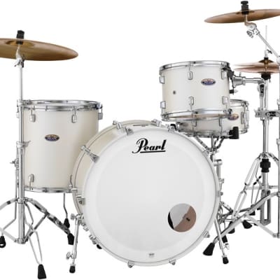 Pearl Decade Maple DMP943XP/C 3-piece Shell Pack - White Satin Pearl image 1
