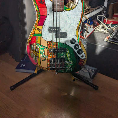 Fender Short Scale Jazz Bass - Custom Paint Job image 6