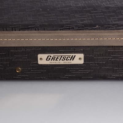 Gretsch  Model 6137 White Falcon Stereo Thinline Hollow Body Electric Guitar (1967), ser. #117912, original grey tolex hard shell case. image 14