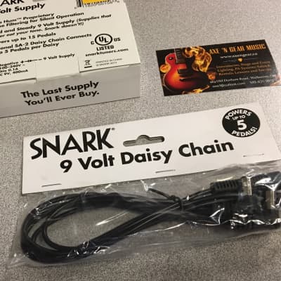 Snark SA-1 9 Volt Power Supply WITH Snark SA-2 Daisy Chain Bundle Pack, $AVE! for sale