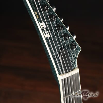 ESP E-II M-II 7B Baritone 7-String Evertune Guitar w/ Case – Granite Sparkle image 5