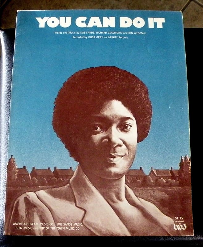 Dobie Gray Vintage Sheet Music You Can Do It 1979 image 1