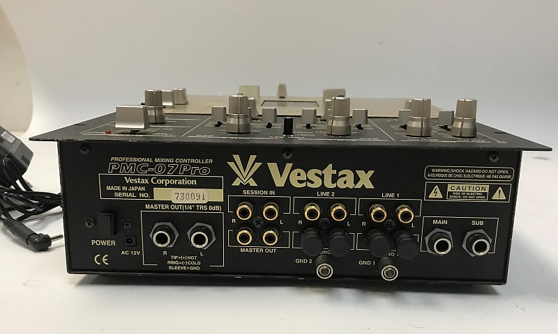 Vestax PMC-07 Pro - Black / Silver | Reverb