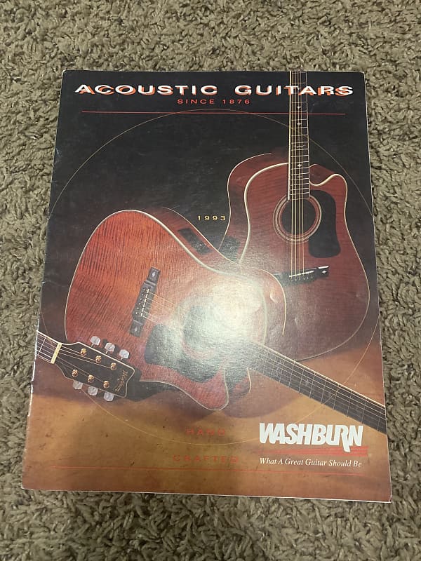 Washburn 1993 Electric/Acoustic Guitars Catalog Reverb