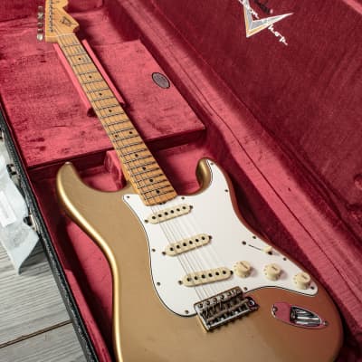 Fender - B2 Postmodern Stratocaster® - Electric Guitar - Journeyman Relic® - Maple Fingerboard - Aged Aztec Gold - w/ Custom Shop Hardshell Case - x6342 image 22
