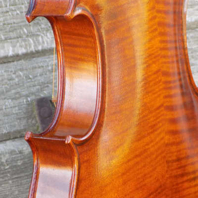 Professional Violin, Antique Dark Brown Varnish, Handmade in Kansas USA by Colton Mulder, Crow Creek Fiddles 2023 image 7