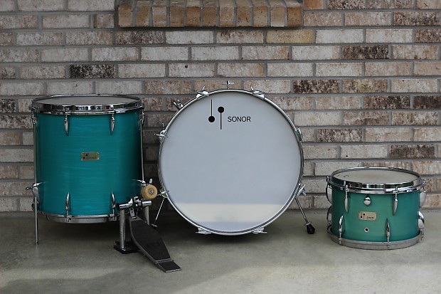 Vintage Sonor Teardrop 1969 With Deluxe Bass Pedal