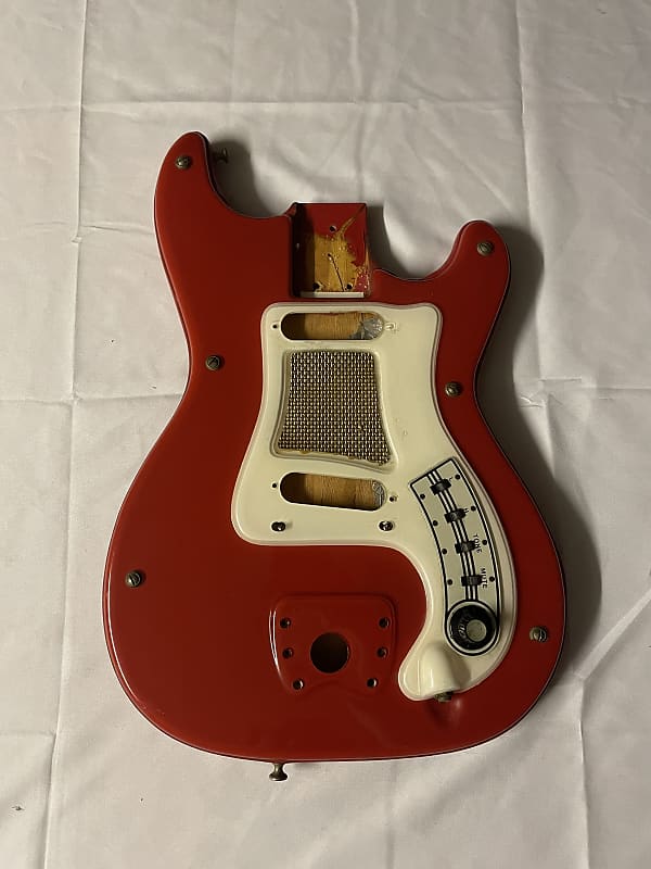 Hagstrom I II III Futurama Electric Guitar Body 1965 Red Reverb UK