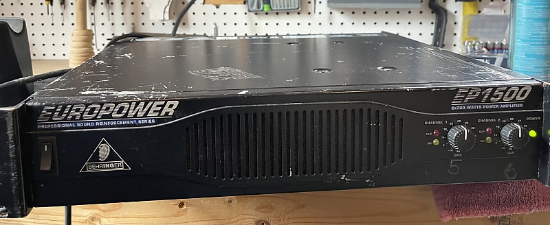 BEHRINGER EUROPOWER EP1500 ベリンガー パワーアンプ EUROPOWER