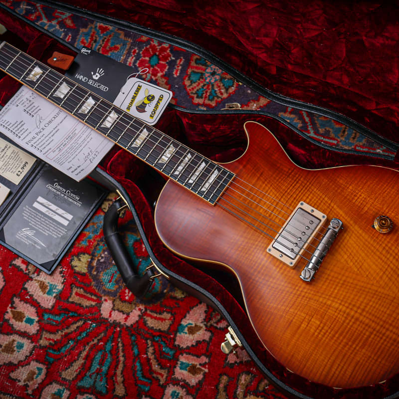 GIBSON USA Custom Shop 58' R8 Les Paul Standard *Hand Picked Top "Iced Tea Burst + Rosewood" (2011)