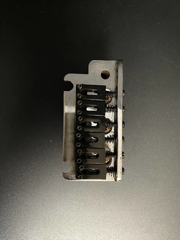 Fender American standard bridge 2 pivots with Graphtech Saddles image 1