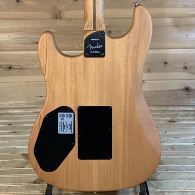 Fender American Acoustasonic Stratocaster Acoustic Guitar - Transparent Sonic Blue image 4