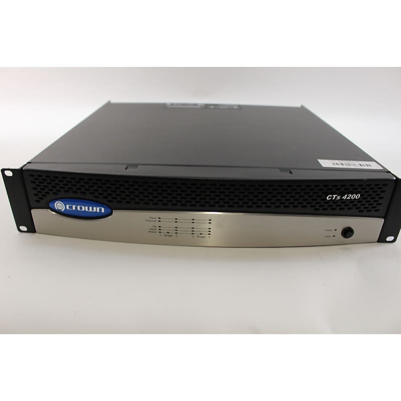 Crown CTs 4200 Rackmount Power Amplifier Tested Local Reverb