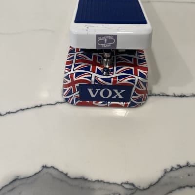 Vox V847 UNION JACK British Flag Modified with LED & True Bypass Wah-Wah PLACEBO FARM image 2