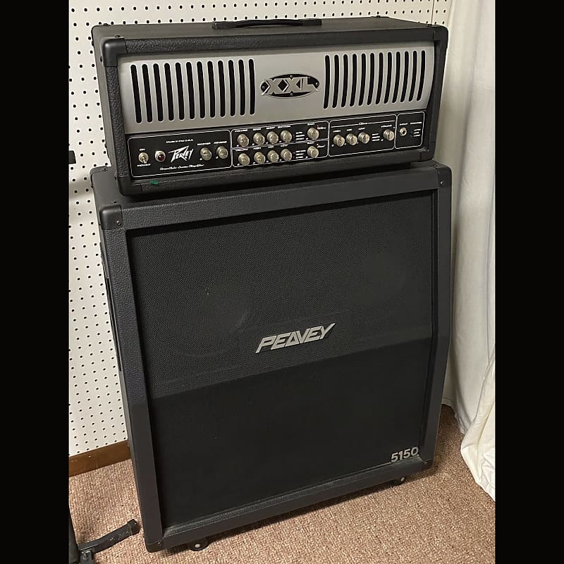 Peavey Xxl Amp Head 100w And Peavey 5150 Slant Front 4 X 12 Reverb 0140