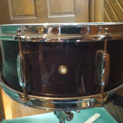 Pearl Export Series 5.5x14 Snare Drum 1990's - Purple/Cobalt Lacquer image 4
