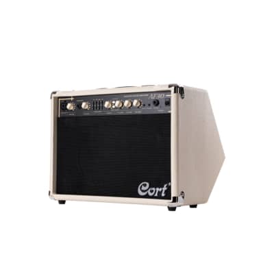 Cort AF30 30 Watt Acoustic Guitar Amplifier Cream Tolex for sale