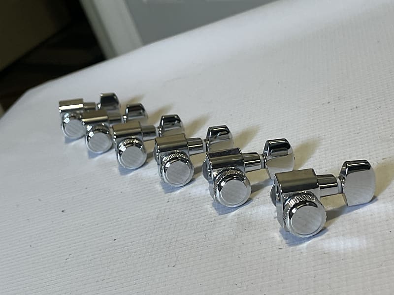 Schaller Made in Germany Chrome Locking Tuners In Line Reverb UK