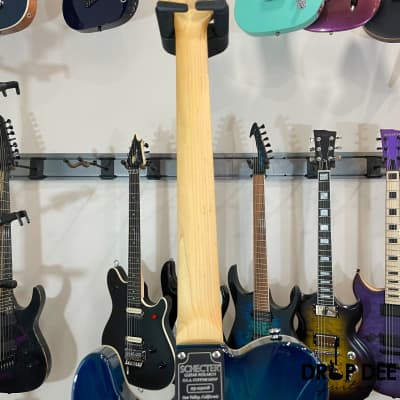 Schecter USA Custom Shop PT Custom Electric Guitar w/ Case-Trans Sky Blue image 14