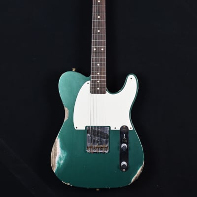 Fender Custom Shop Espuire Telecaster from 2021 in Relic Sherwood Metallic with original hardcase for sale