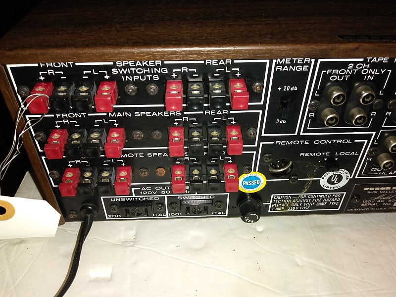 Marantz 4000 Quad Pre Amp 1973-77 Silver/woodgrain | Reverb