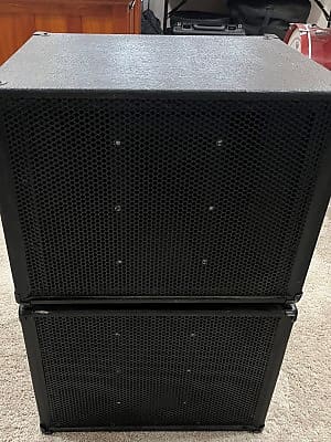 Pair of Custom Built Jack 10, 2-Way Speaker Cabinets image 1
