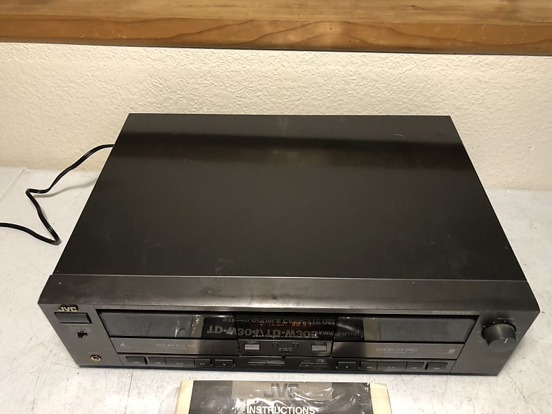 JVC TD-W305 Dual Cassette Tape Deck Auto sold Reverse Tested & Working