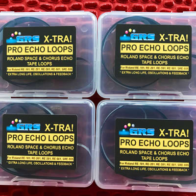 4 Roland Space Echo Tape Loops, 1 Meter Long, GRS X-TRA Brand, Long Life, TL1m