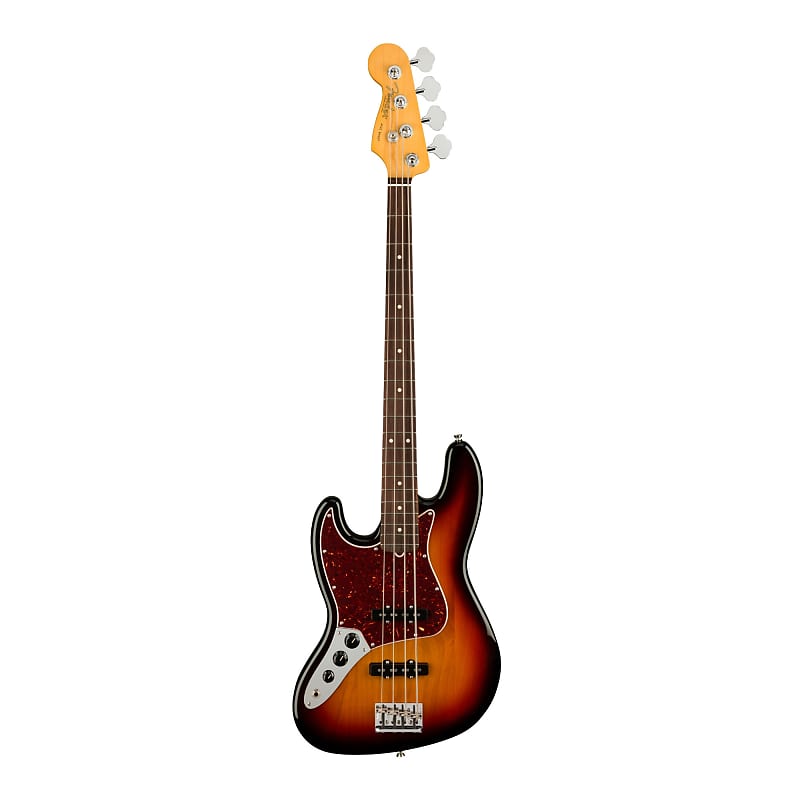 Fender American Professional II 4-String Jazz Bass Rosewood Fingerboard Guitar (Left-Handed, 3-Color Sunburst) image 1