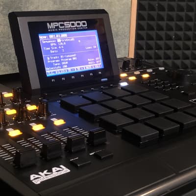 Akai MPC 5000 - FULL BLACK - combo to s950 s3000xl s5000 s6000 mpc 60 1000 2000xl 2500 3000 4000 z4 z8