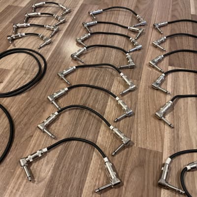 30x  Goodwood Audio Patch Cables - FULL Pedalboard Kit (Mono + Stereo) image 4