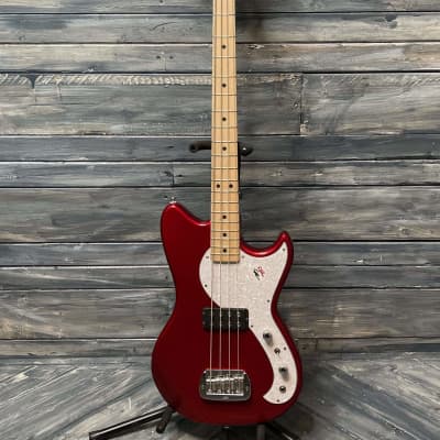 Mint G&L Tribute Series Fall Out 4 String Electric Bass- Candy Apple Red image 2