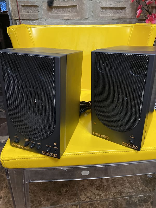 動作良好 Roland MA-110 Stereo Micro Monitor お気に入りのスピーカー - ROLAND MA-110 STEREO MICRO MONITOR