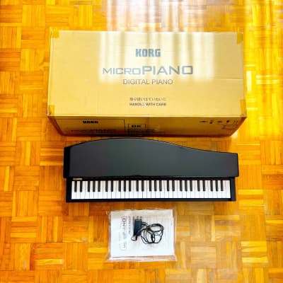 ☆ Brand New! ☆ Korg MicroPiano made in Japan - Mini Piano Keyboard 61 Key! Very great professional sounds! With original box, packaging, manual, p.supply! Impossible to find! image 9