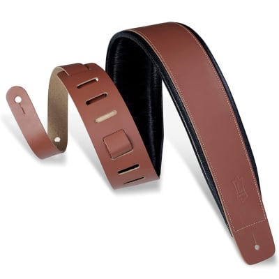Levy's Leathers DM1PD Straps - Walnut image 1